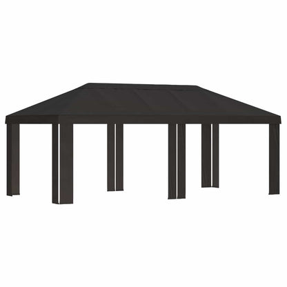 Paviljoenhoes 6 x 3 m Antracietkleurig Polyester 190 gsm