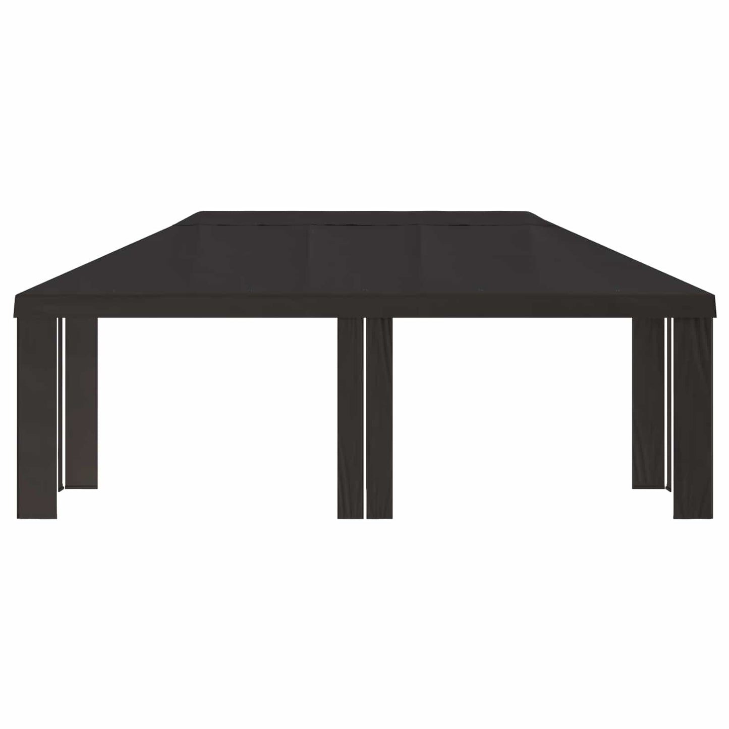 Paviljoenhoes 6 x 3 m Antracietkleurig Polyester 190 gsm