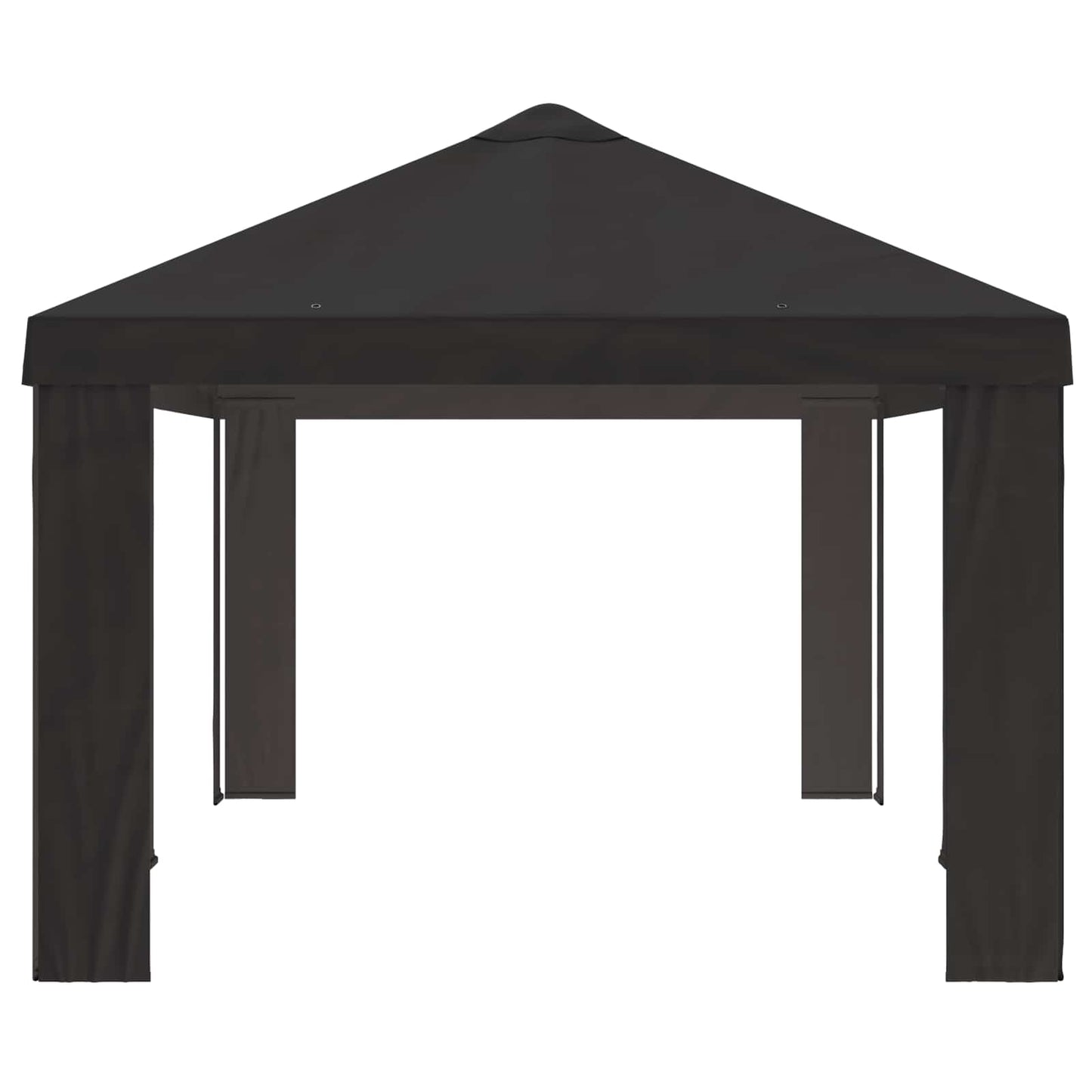 Paviljoenhoes 6 x 3 m Antracietkleurig Polyester 190 gsm