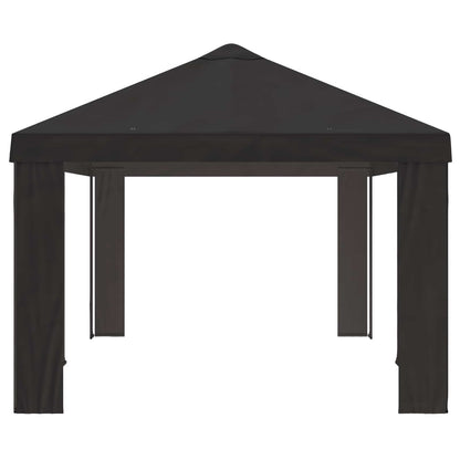 Paviljoenhoes 6 x 3 m Antracietkleurig Polyester 190 gsm