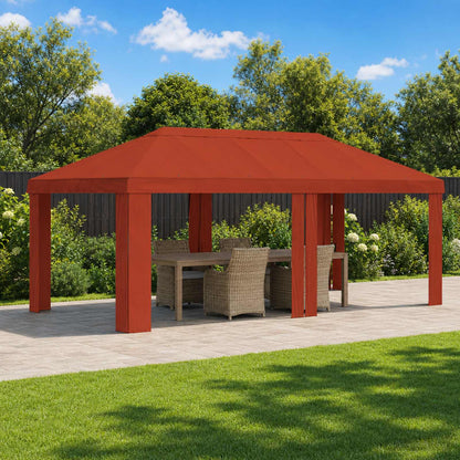 Paviljoenhoes 6 x 3 m Terracotta Polyester 190 gsm