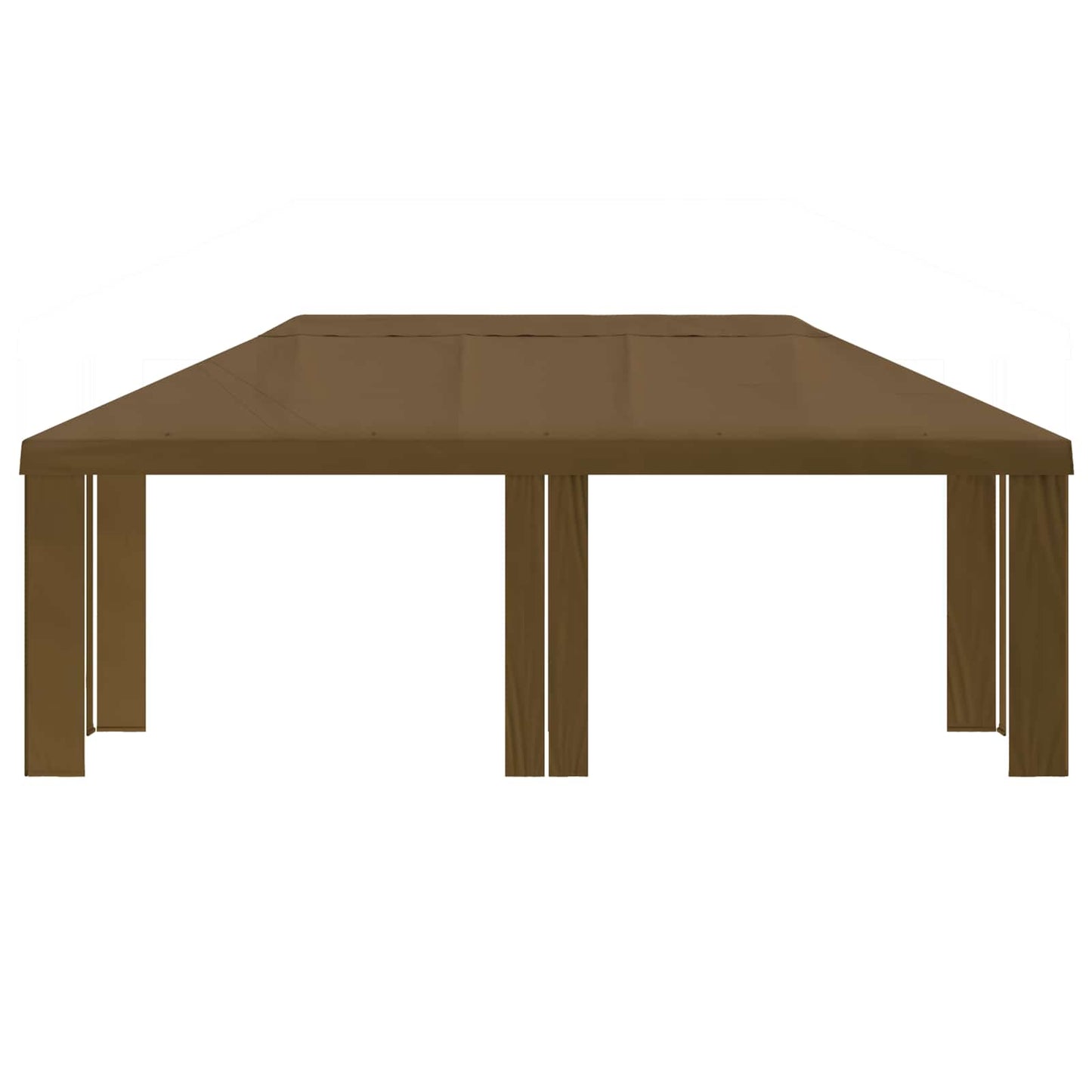 Paviljoenhoes 6 x 3 m Taupe Polyester 190 gsm