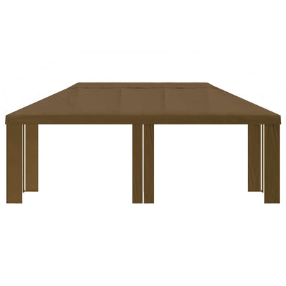 Paviljoenhoes 6 x 3 m Taupe Polyester 190 gsm