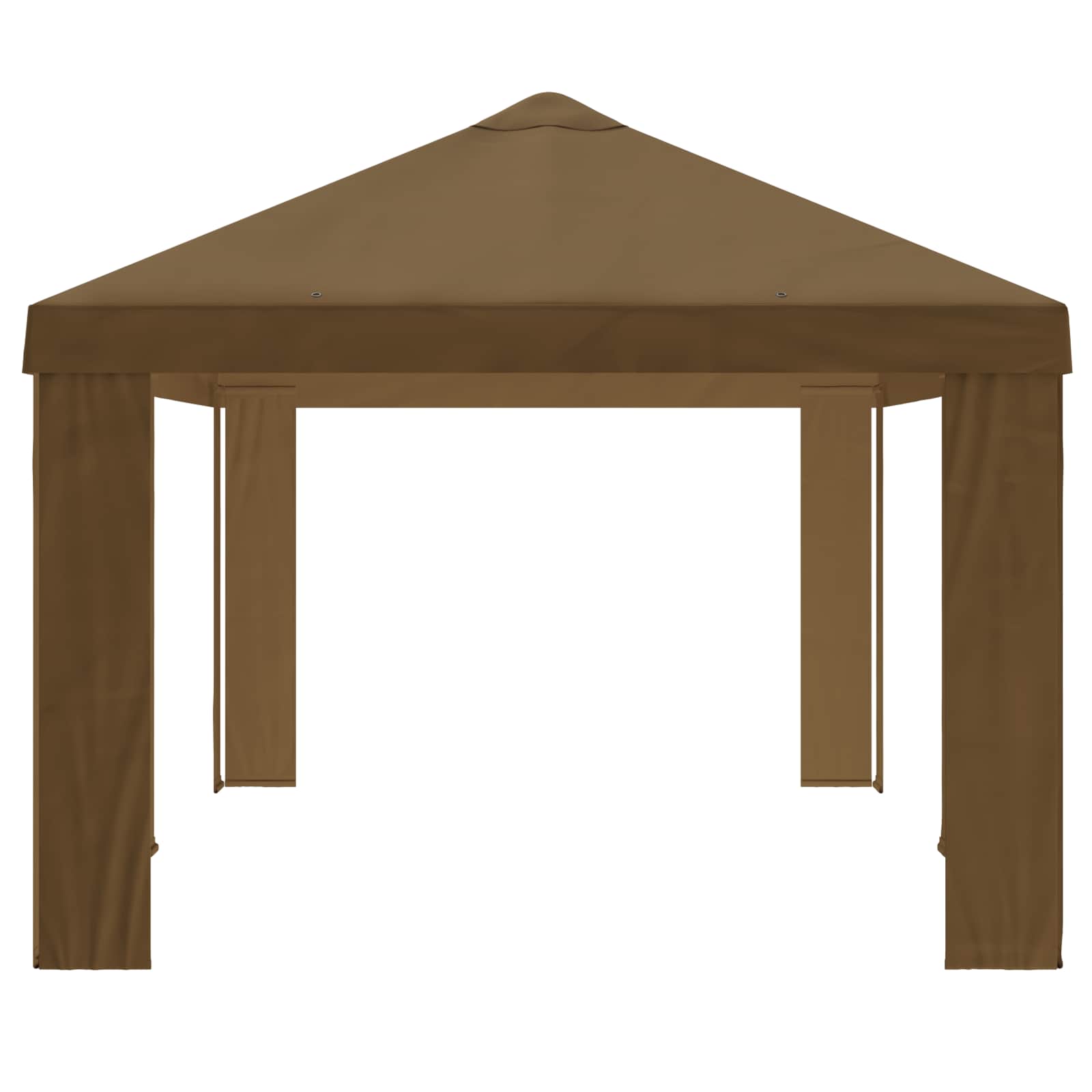 Paviljoenhoes 6 x 3 m Taupe Polyester 190 gsm
