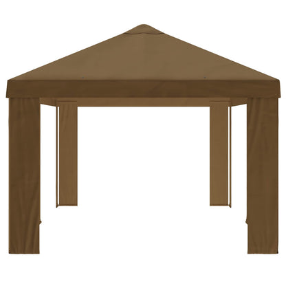 Paviljoenhoes 6 x 3 m Taupe Polyester 190 gsm