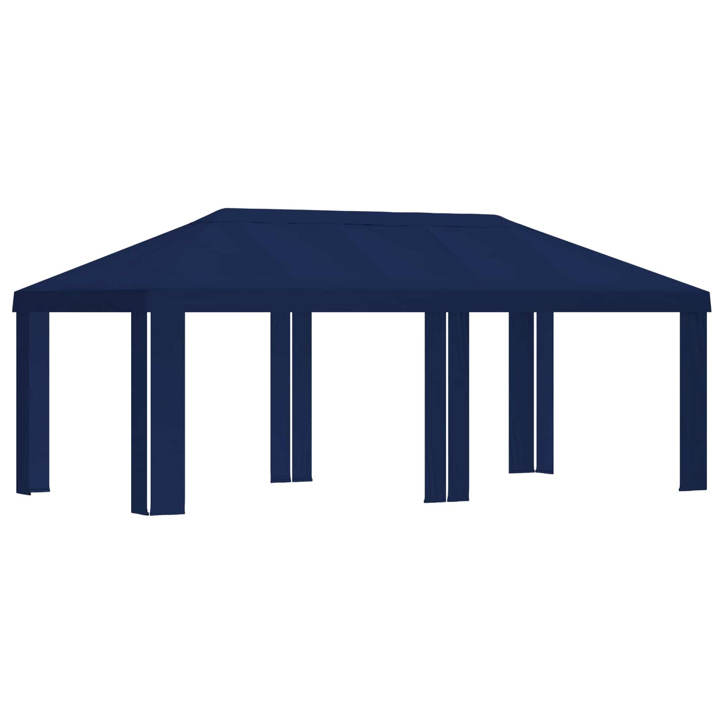 Paviljoenhoes 6 x 3 m Blauw Polyester 190 gsm