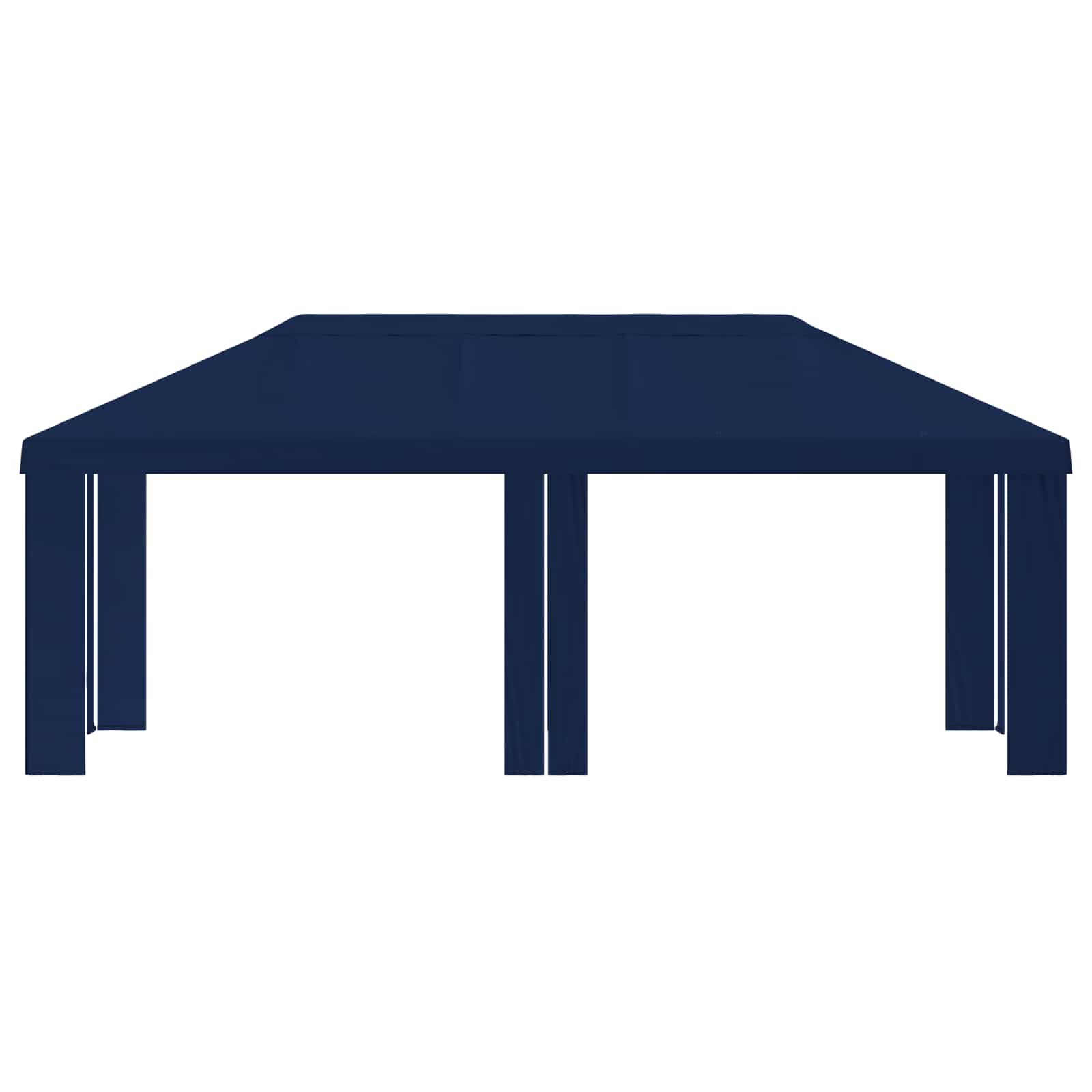 Paviljoenhoes 6 x 3 m Blauw Polyester 190 gsm