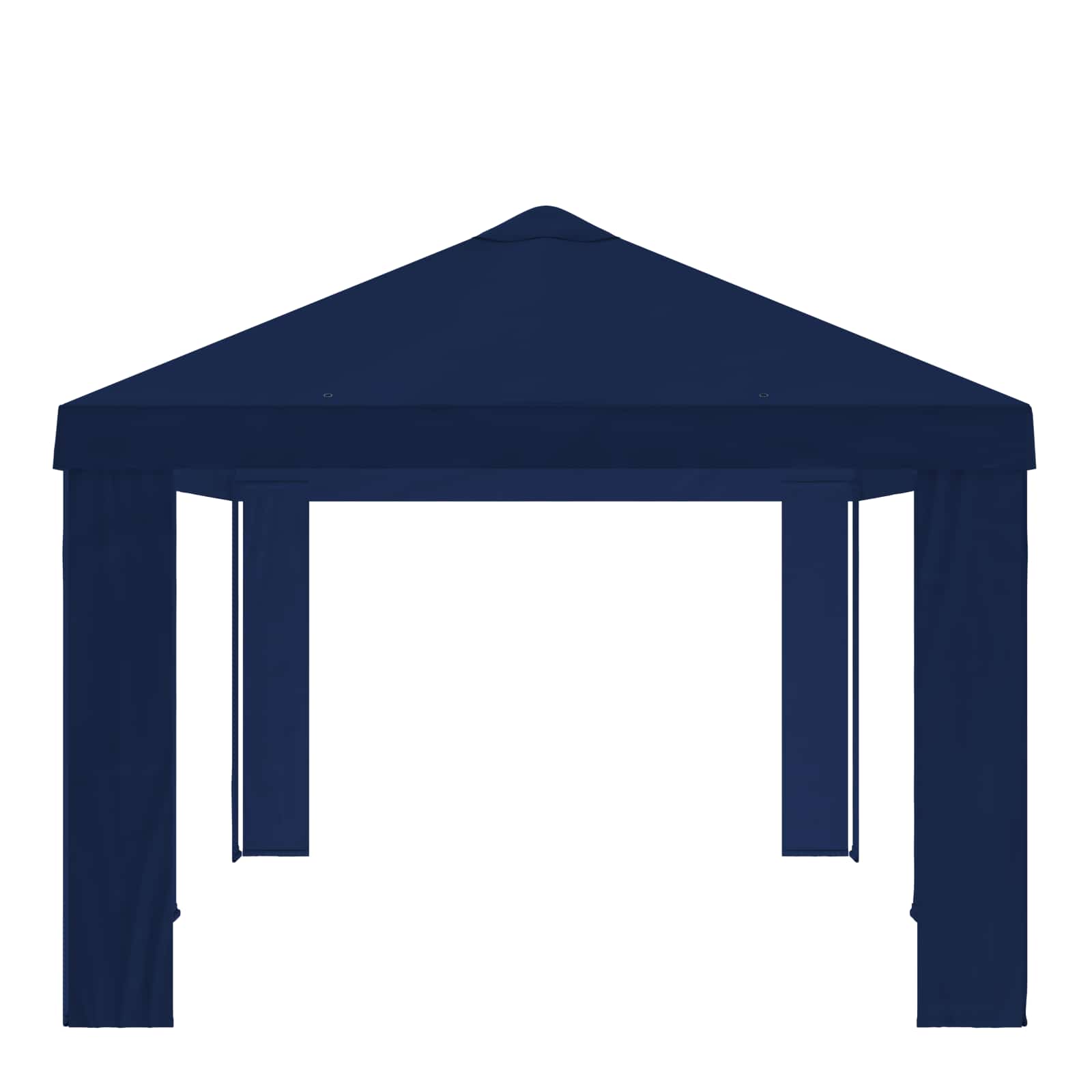 Paviljoenhoes 6 x 3 m Blauw Polyester 190 gsm