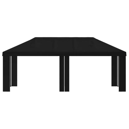 Paviljoenhoes 6 x 3 m Zwart Polyester 190 gsm