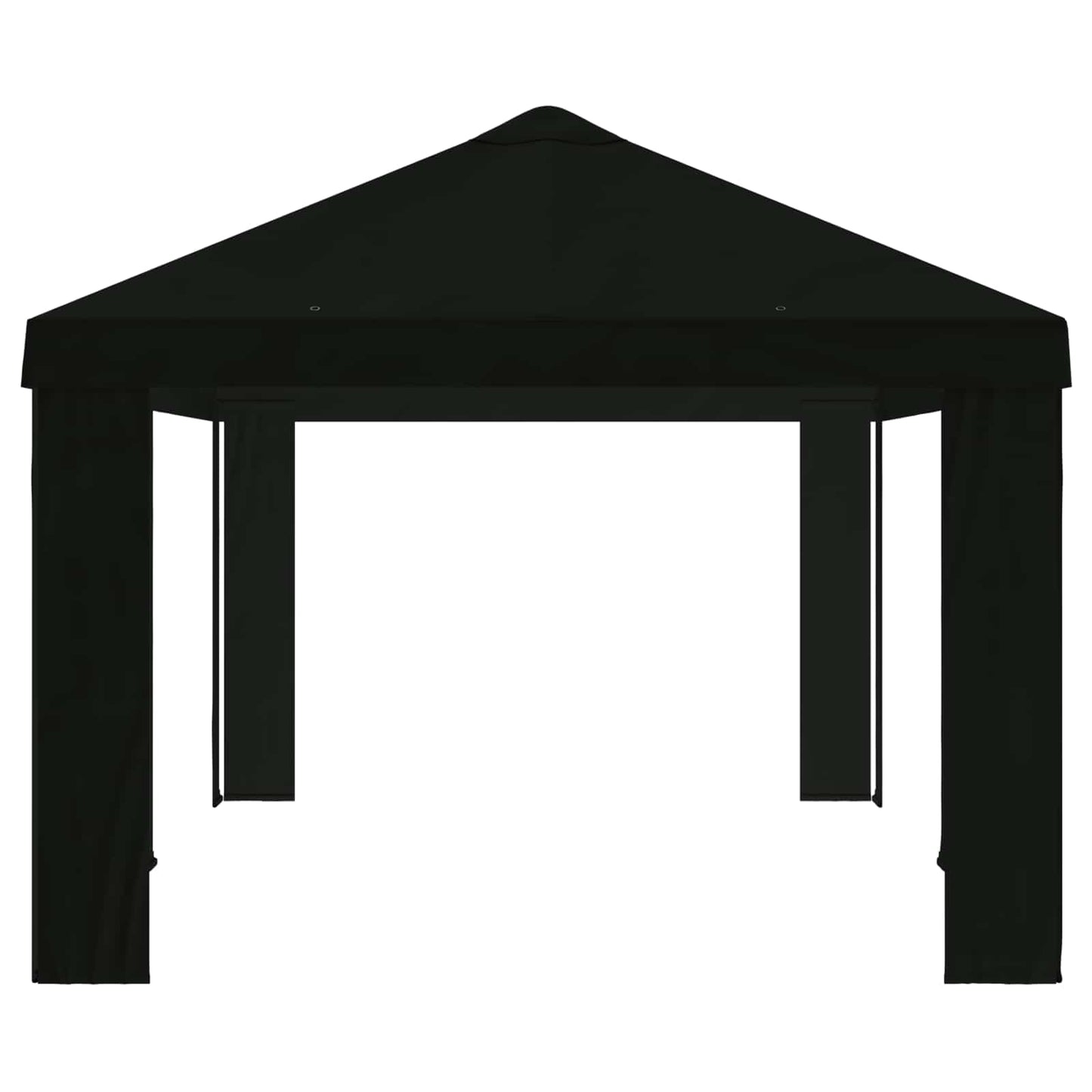 Paviljoenhoes 6 x 3 m Zwart Polyester 190 gsm
