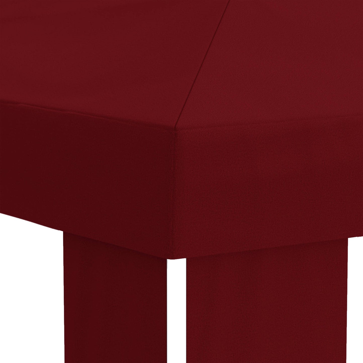 Paviljoenhoes 6 x 3 m Bordeauxrood Polyester 190 gsm