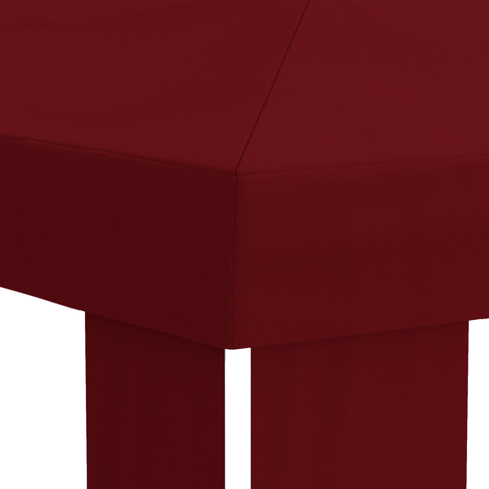 Paviljoenhoes 6 x 3 m Bordeauxrood Polyester 190 gsm