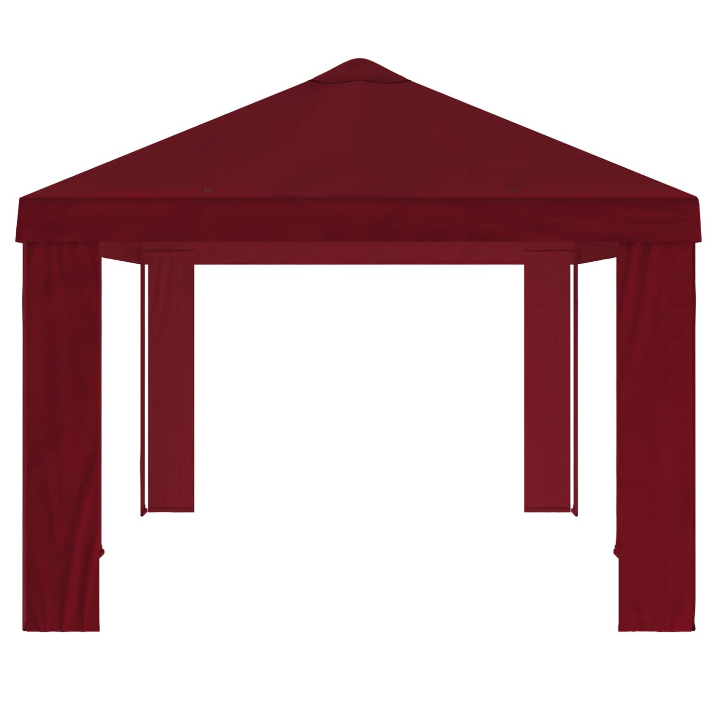 Paviljoenhoes 6 x 3 m Bordeauxrood Polyester 190 gsm