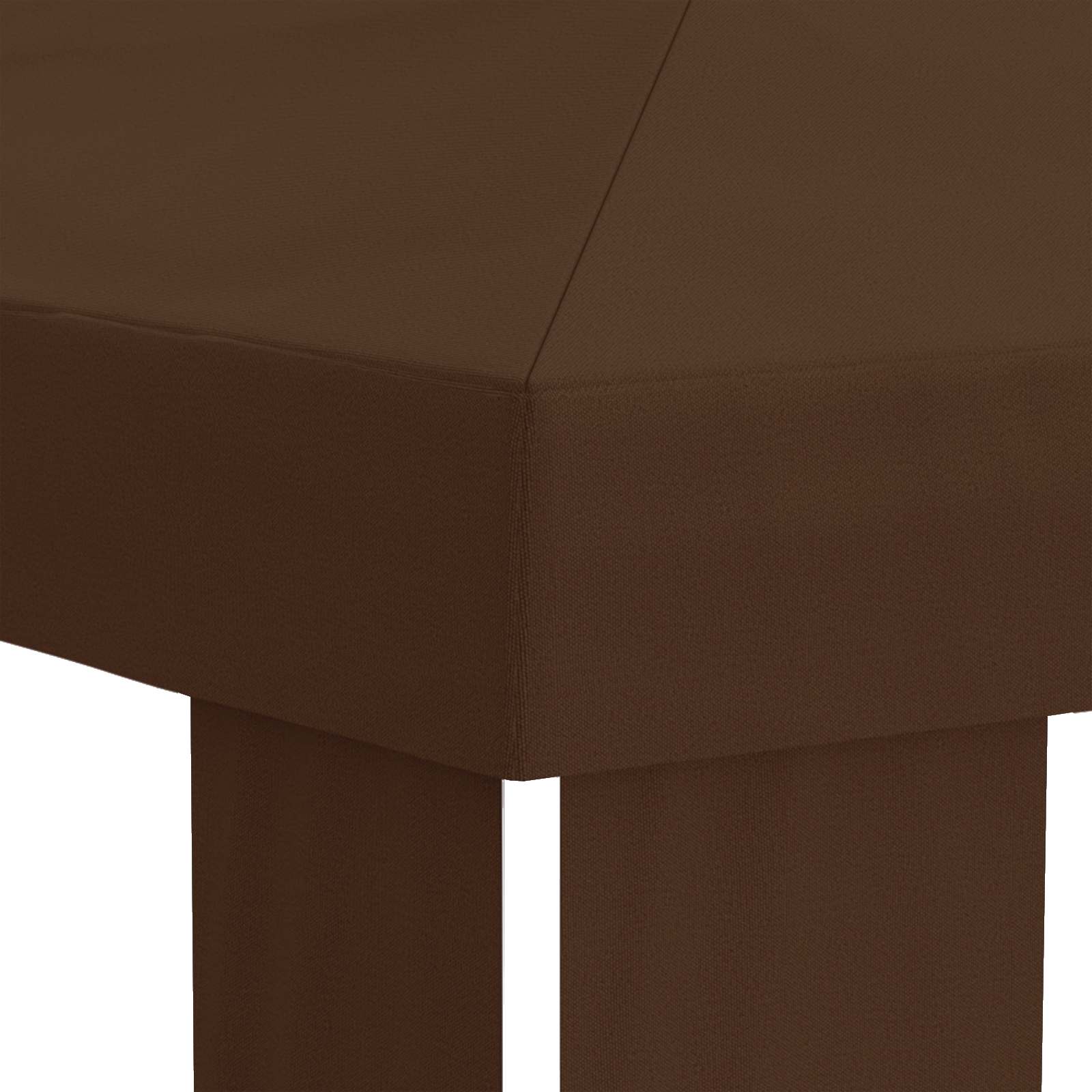 Paviljoenhoes 6 x 3 m Bruin Polyester 190 gsm