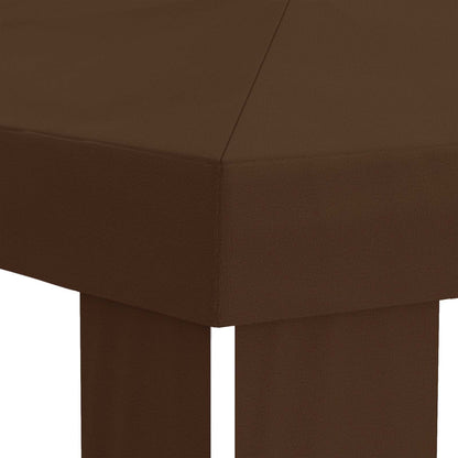 Paviljoenhoes 6 x 3 m Bruin Polyester 190 gsm