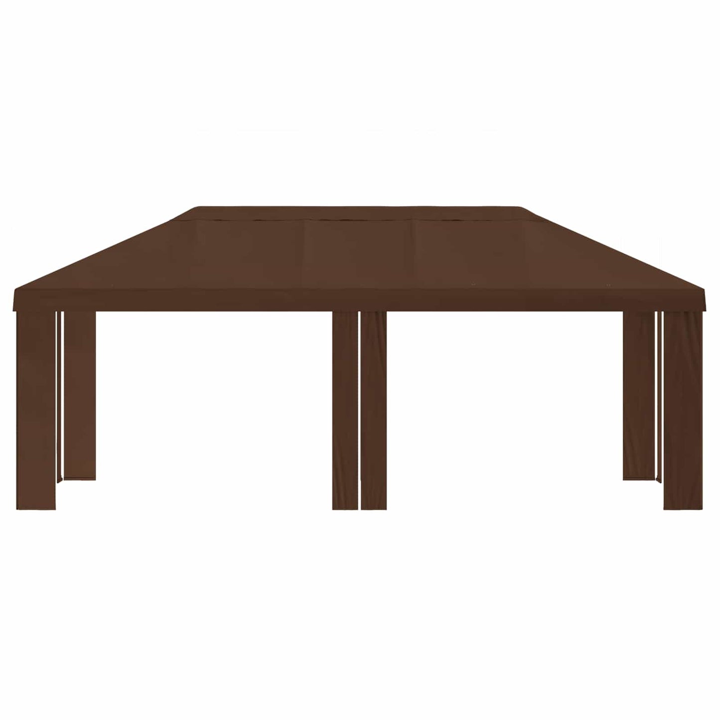 Paviljoenhoes 6 x 3 m Bruin Polyester 190 gsm