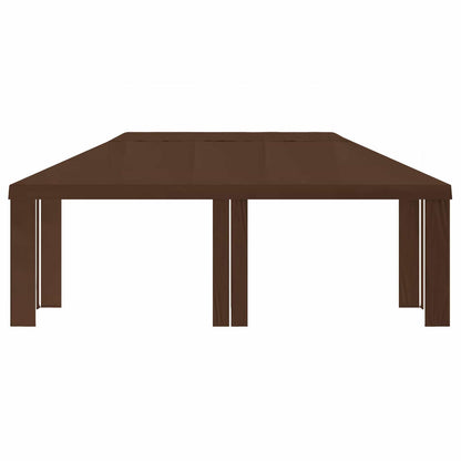 Paviljoenhoes 6 x 3 m Bruin Polyester 190 gsm