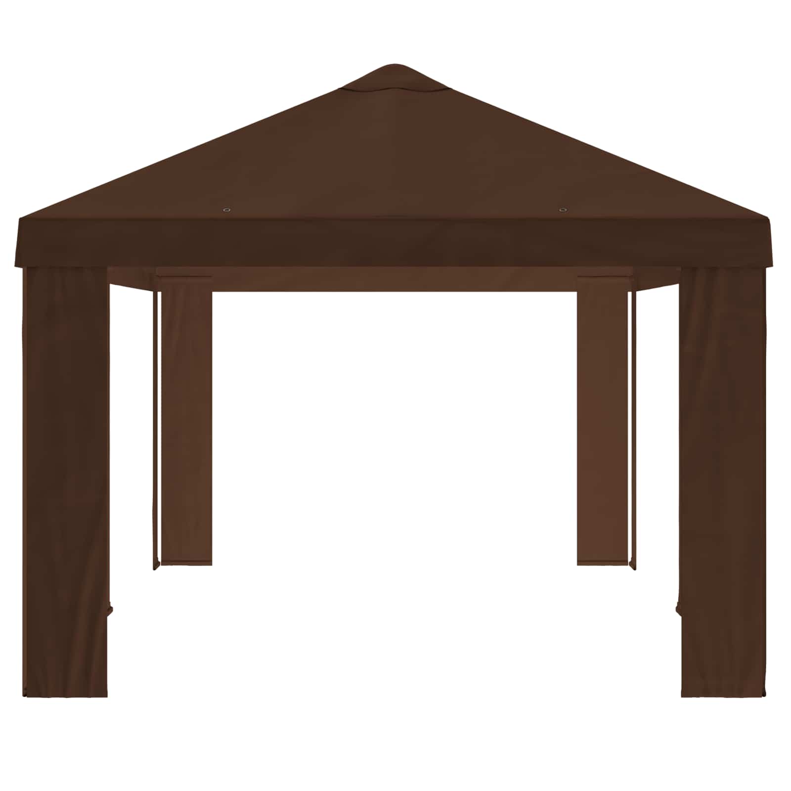Paviljoenhoes 6 x 3 m Bruin Polyester 190 gsm