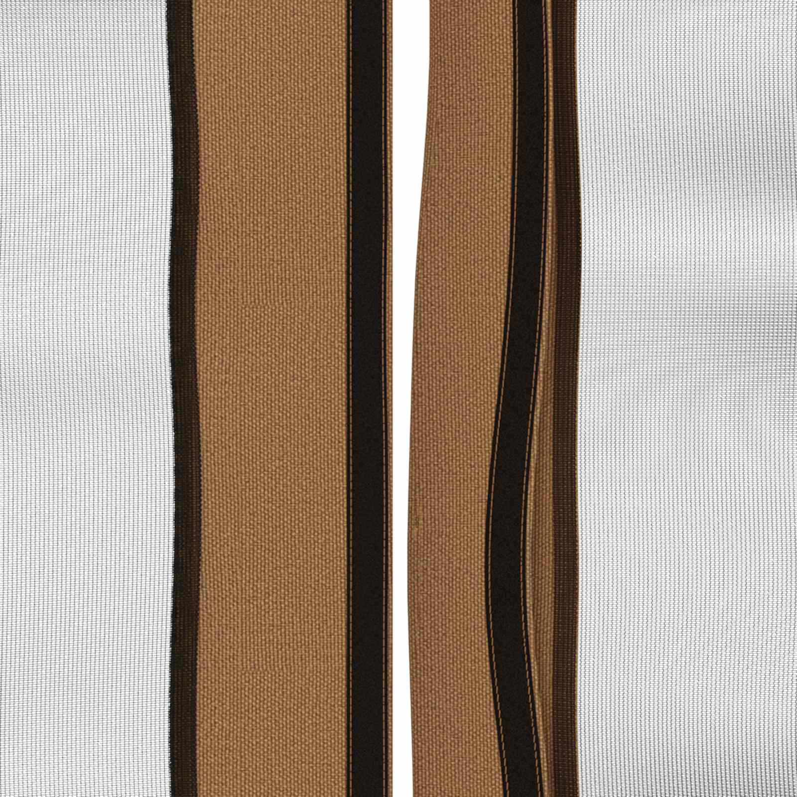 Gazebo Hoes met Zijwanden Beige 600,5 x 300,5 cm Polyester
