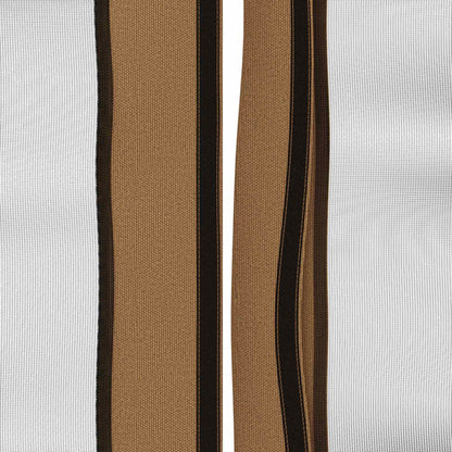 Gazebo Hoes met Zijwanden Beige 600,5 x 300,5 cm Polyester