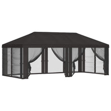 Gazebo Hoes met Zijwanden Antracietkleurig 600,5 x 300,5 cm