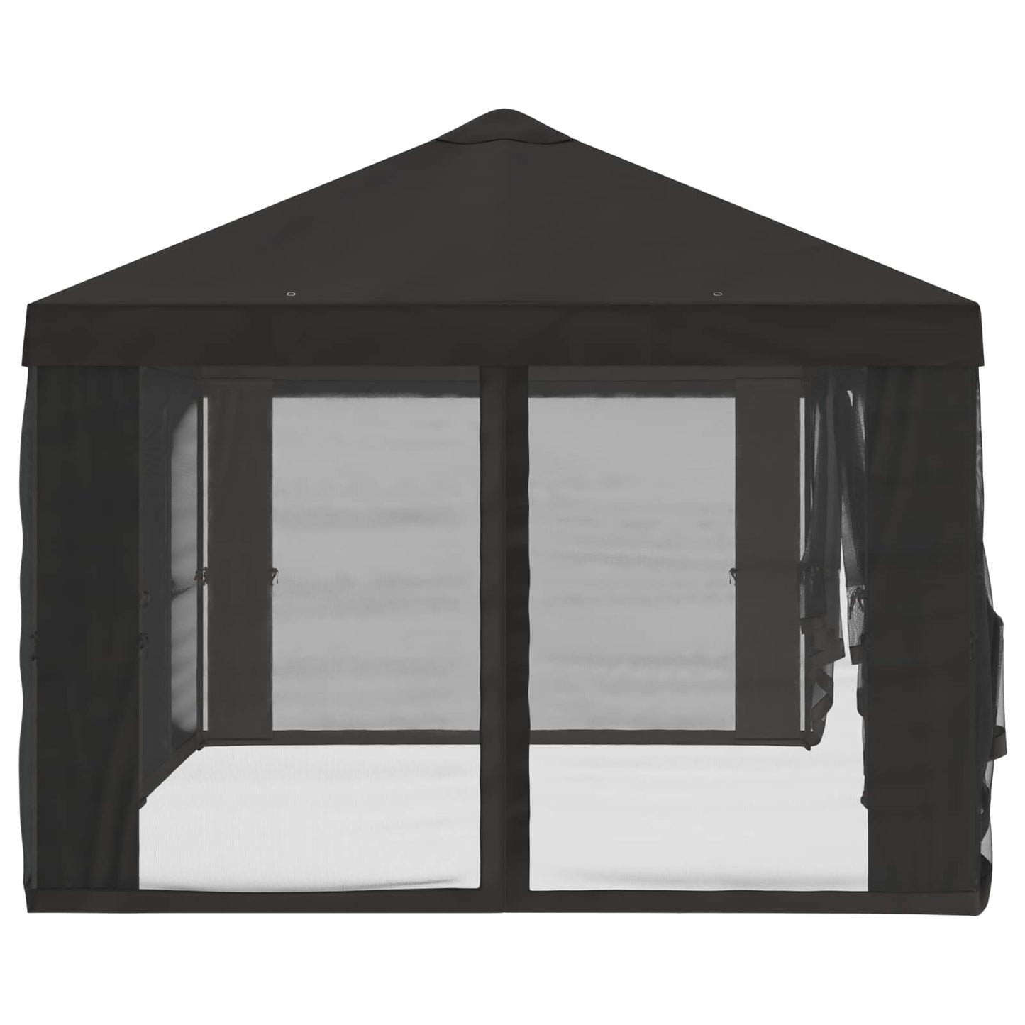Gazebo Hoes met Zijwanden Antracietkleurig 600,5 x 300,5 cm