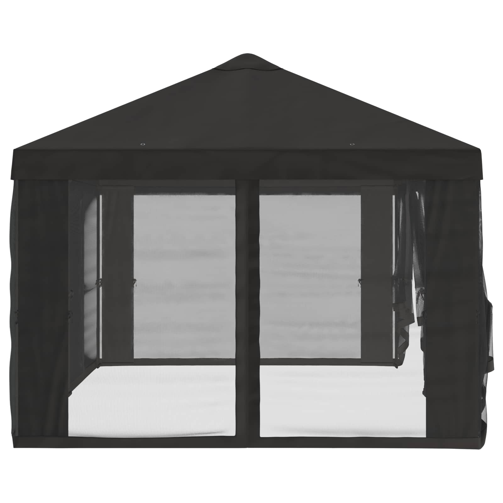 Gazebo Hoes met Zijwanden Antracietkleurig 600,5 x 300,5 cm