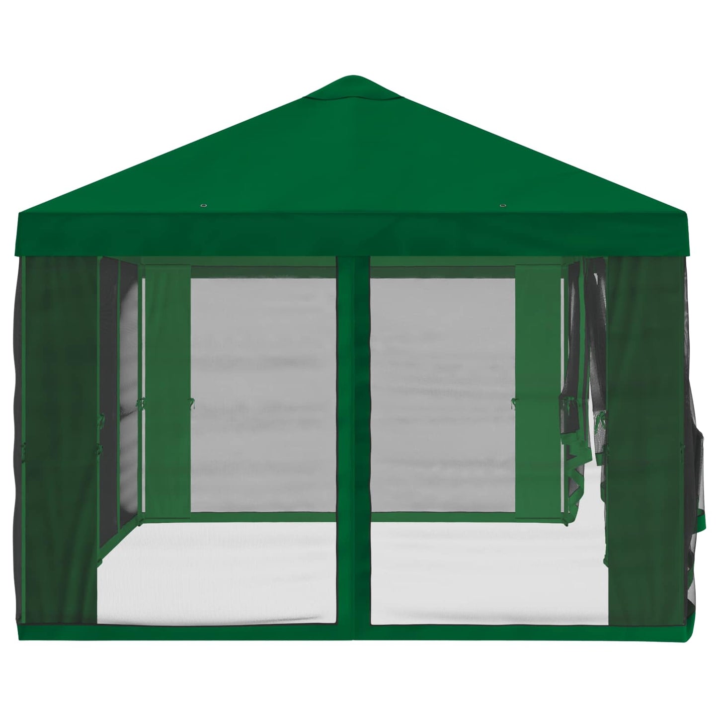 Gazebo Hoes met Zijwanden Groen 600,5 x 300,5 cm Polyester