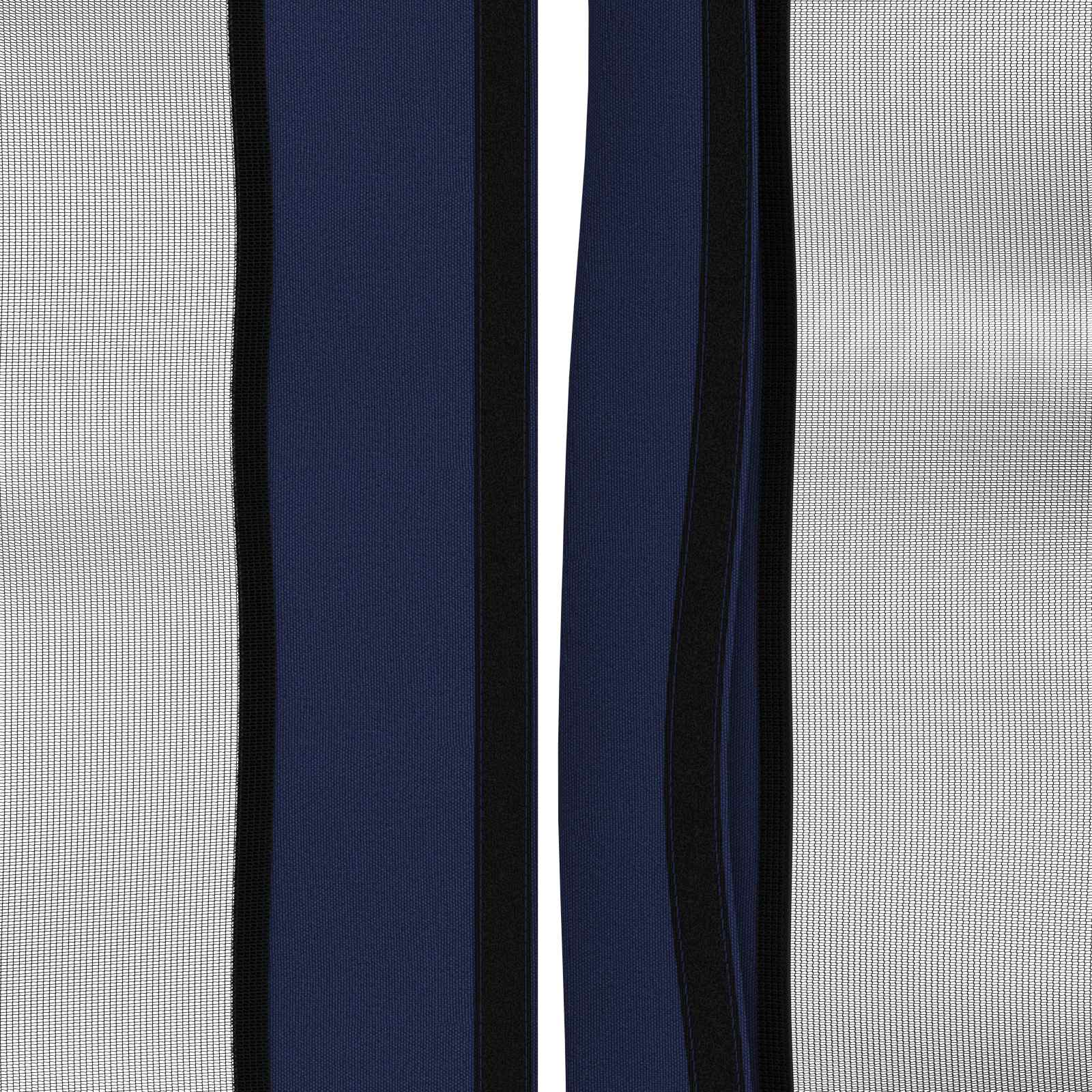 Gazebo Hoes met Zijwanden Blauw 600,5 x 300,5 cm Polyester