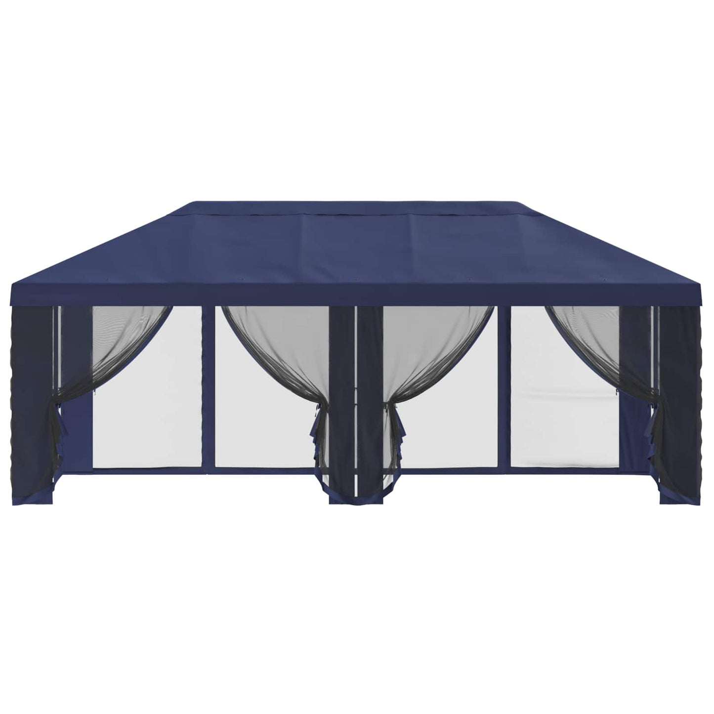 Gazebo Hoes met Zijwanden Blauw 600,5 x 300,5 cm Polyester