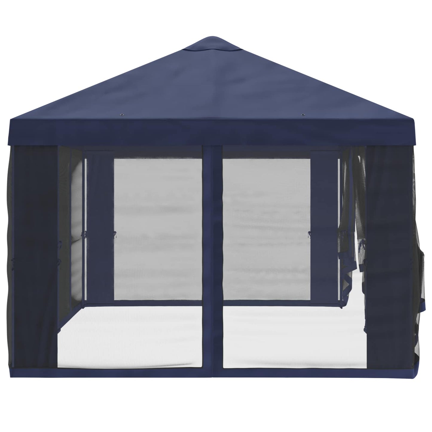 Gazebo Hoes met Zijwanden Blauw 600,5 x 300,5 cm Polyester