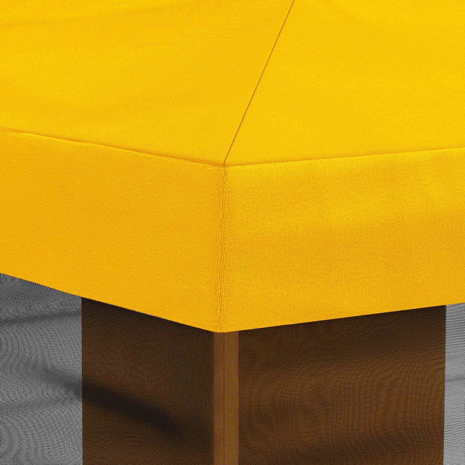 Gazebo Hoes met Zijwanden Geel 600,5 x 300,5 cm Polyester