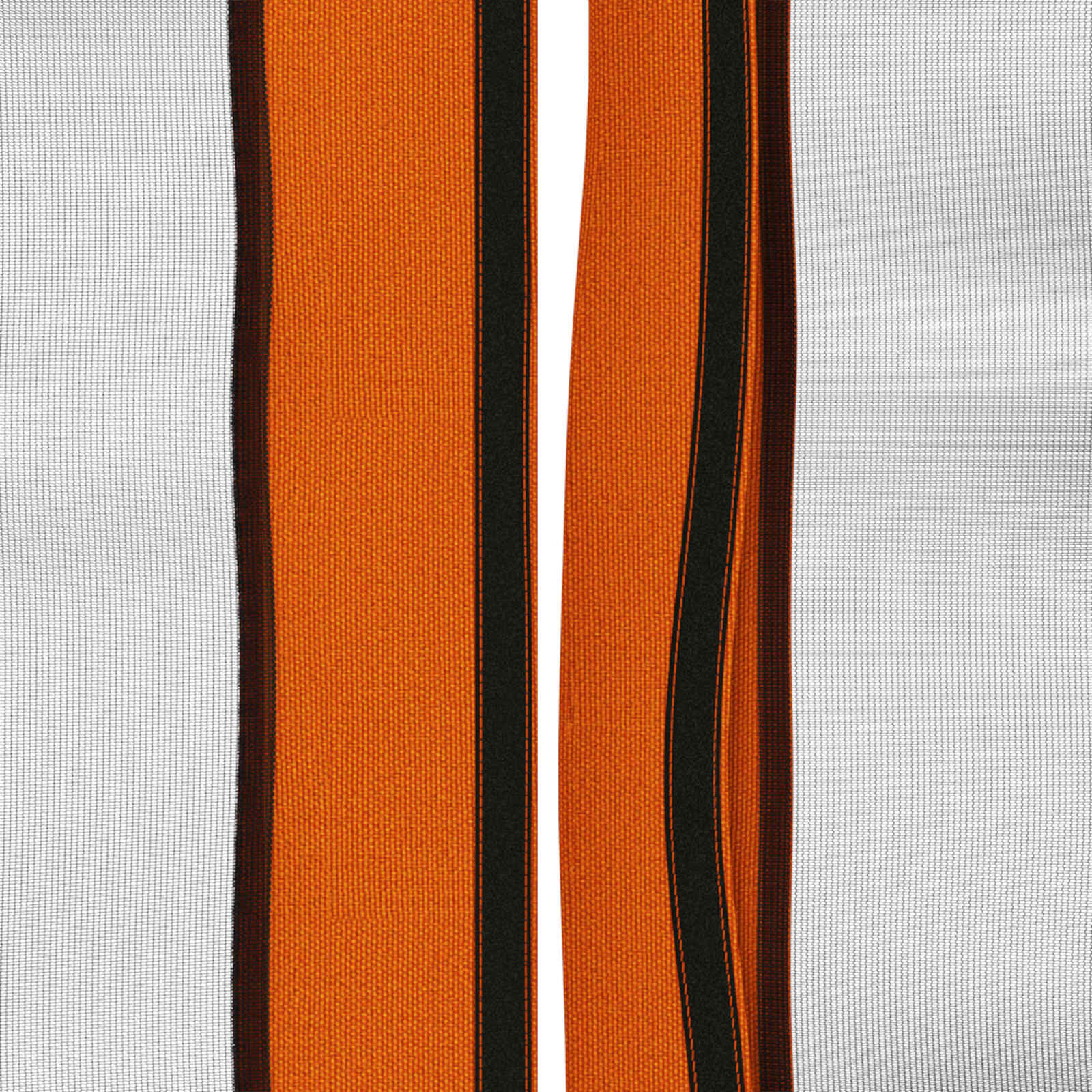 Gazebo Hoes met Zijwanden Oranje 600,5 x 300,5 cm Polyester