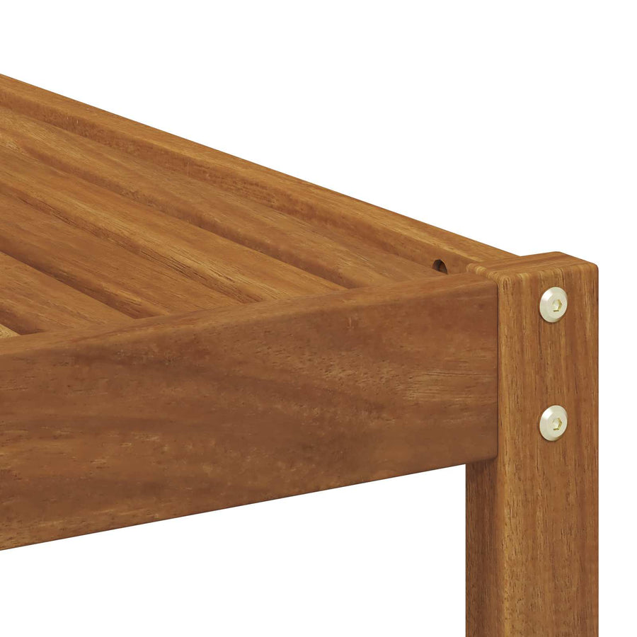Buiten Tafel Massief Acaciahout Naturel 59 x 59 x 37 cm