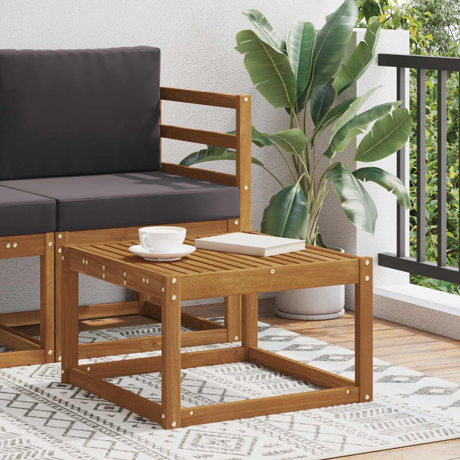 Buiten Tafel Massief Acaciahout Naturel 59 x 59 x 37 cm