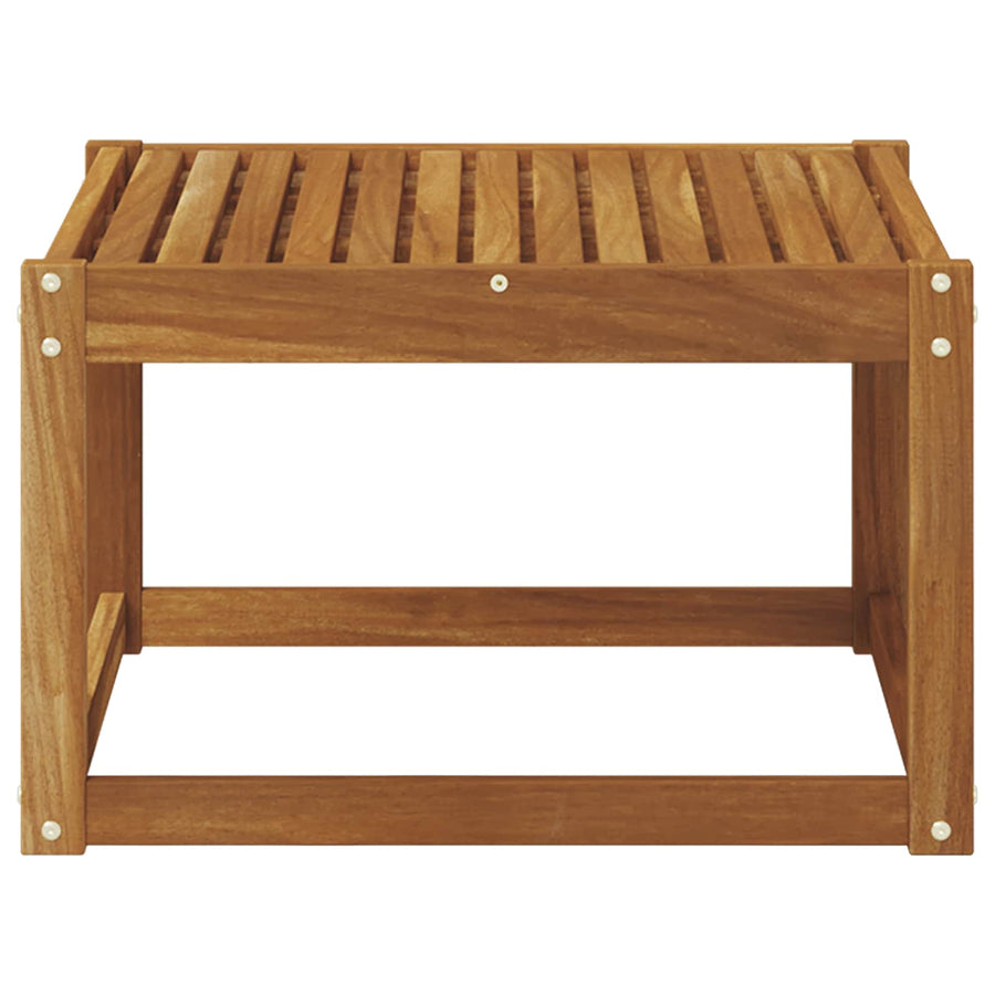 Buiten Tafel Massief Acaciahout Naturel 59 x 59 x 37 cm