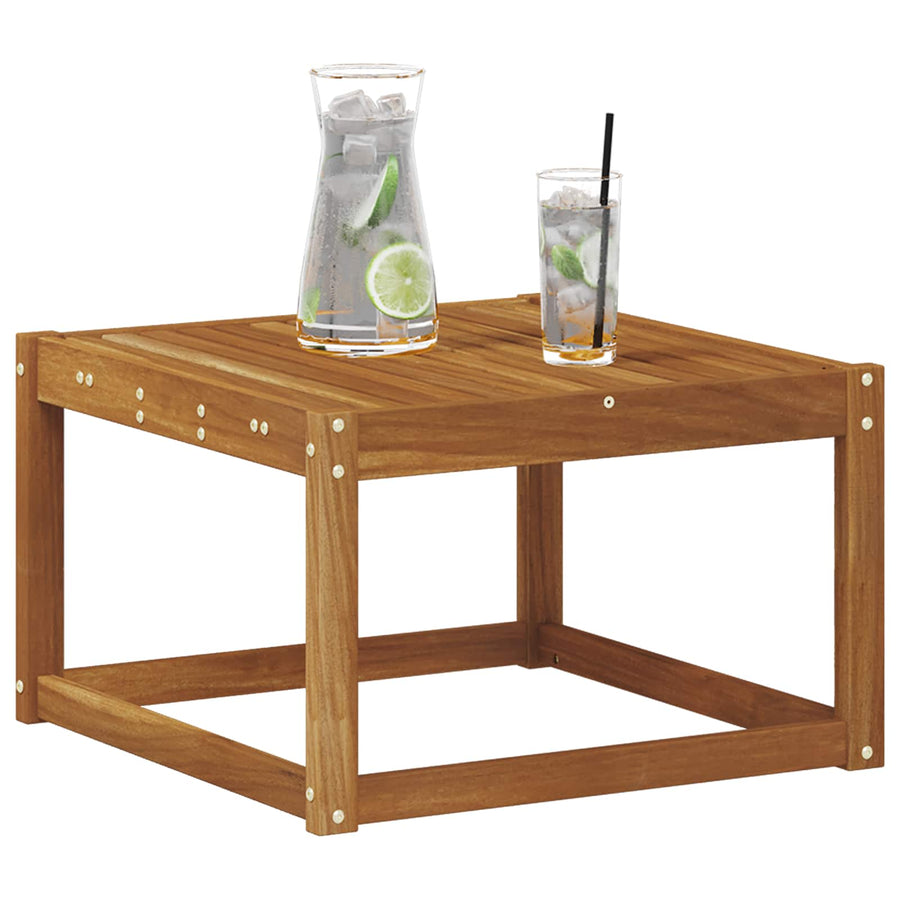 Buiten Tafel Massief Acaciahout Naturel 59 x 59 x 37 cm