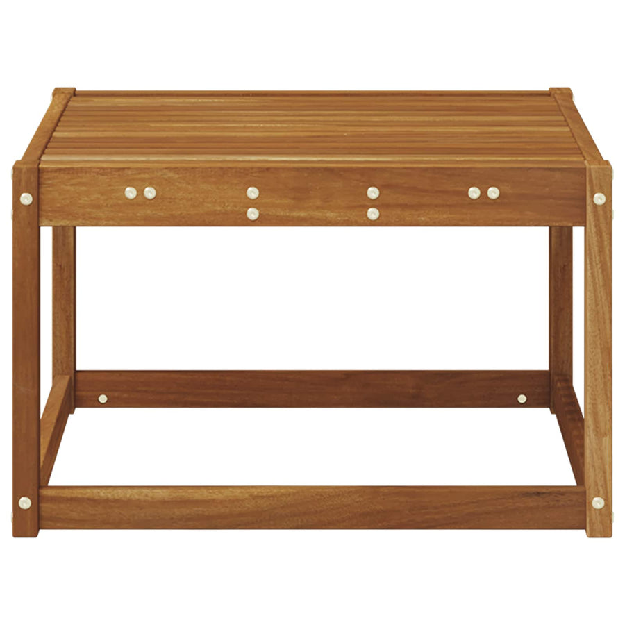 Buiten Tafel Massief Acaciahout Naturel 59 x 59 x 37 cm