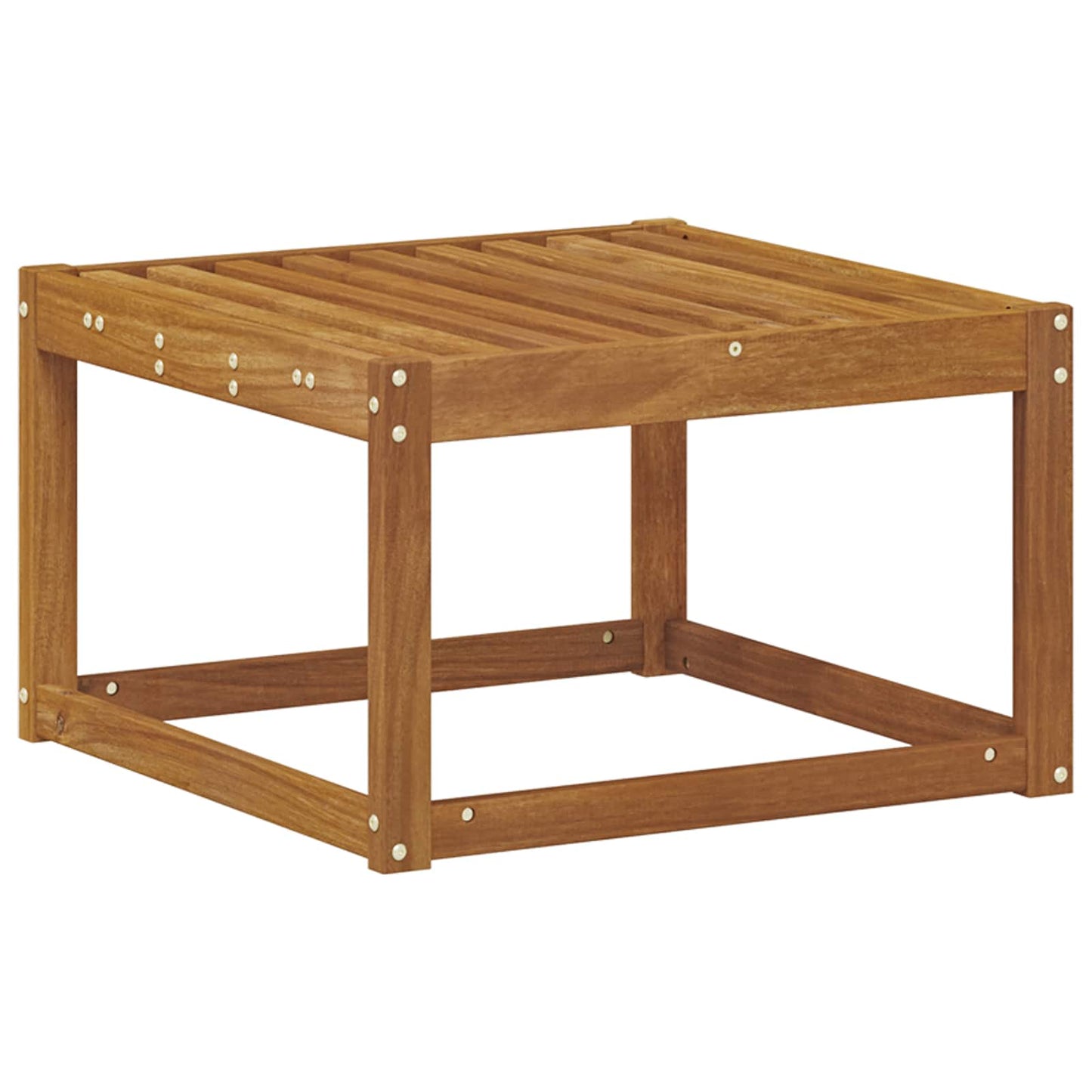 Buiten Voetenbank Massief Acaciahout Naturel 59 x 59 x 37 cm