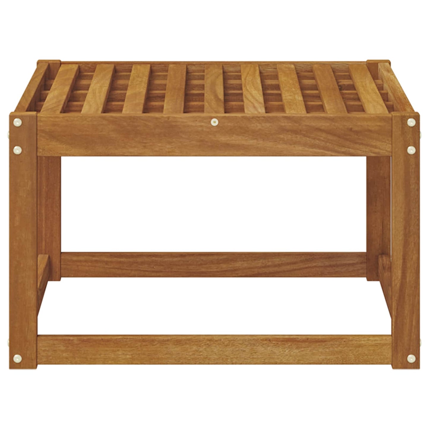 Buiten Voetenbank Massief Acaciahout Naturel 59 x 59 x 37 cm