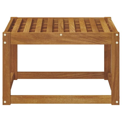Buiten Voetenbank Massief Acaciahout Naturel 59 x 59 x 37 cm