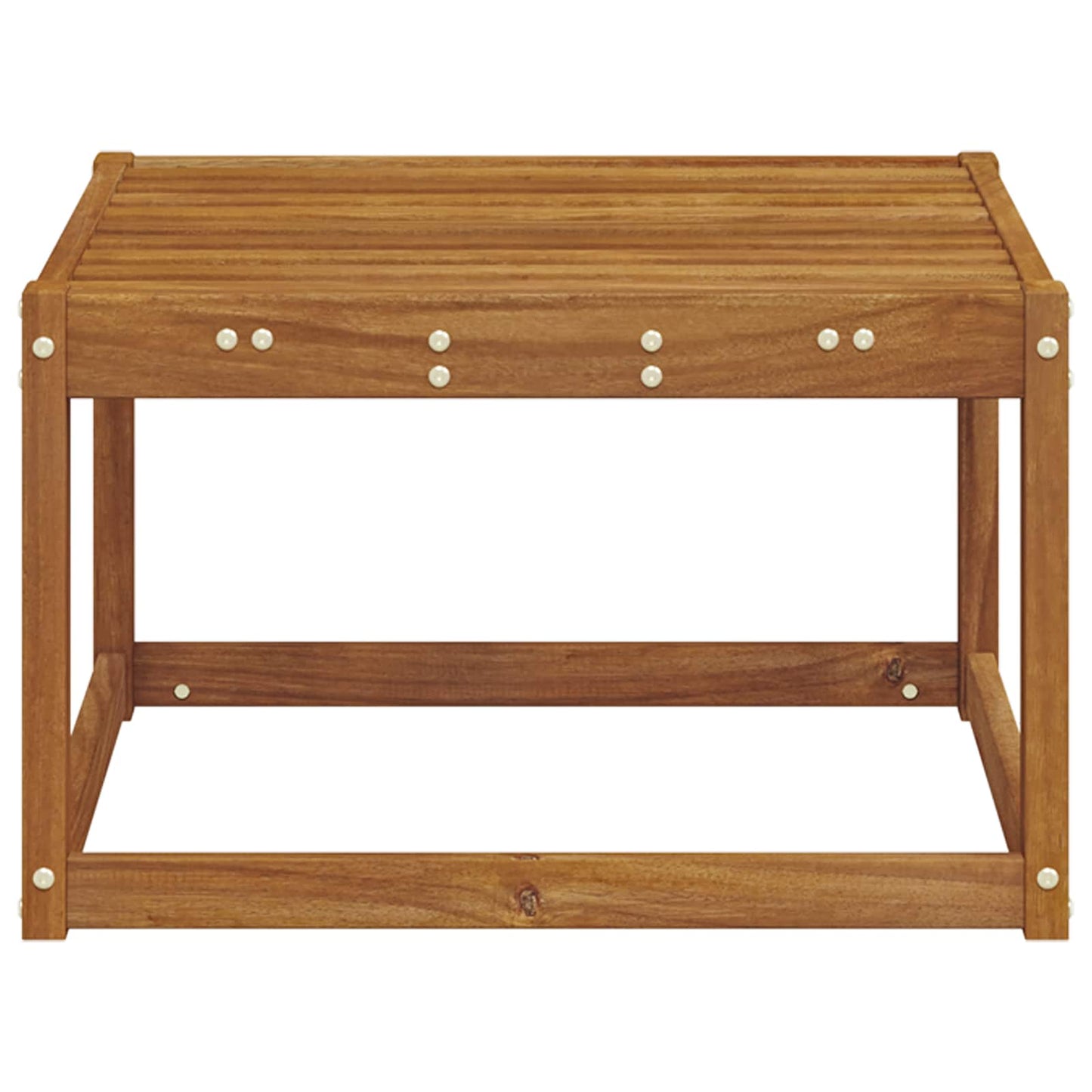 Buiten Voetenbank Massief Acaciahout Naturel 59 x 59 x 37 cm