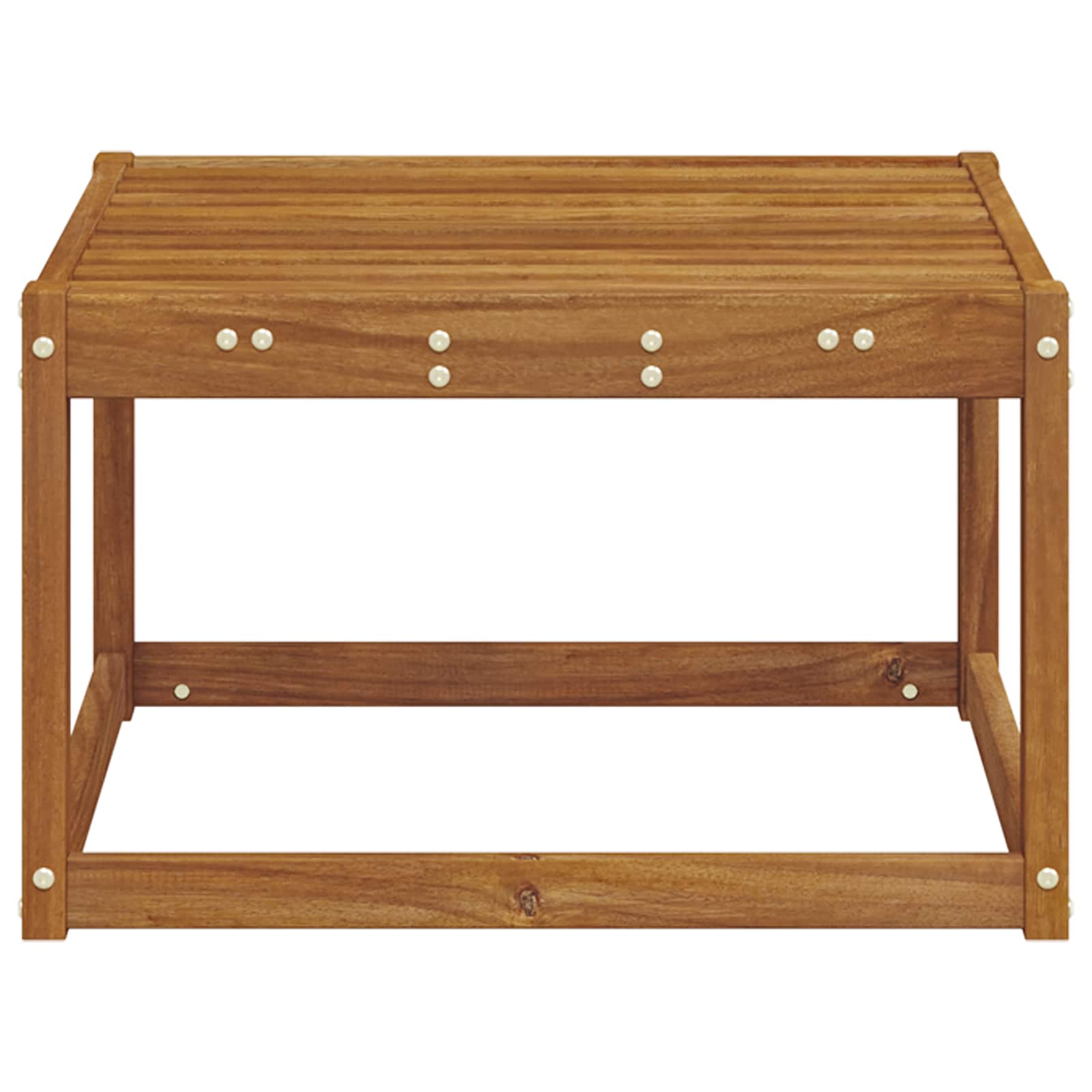 Buiten Voetenbank Massief Acaciahout Naturel 59 x 59 x 37 cm