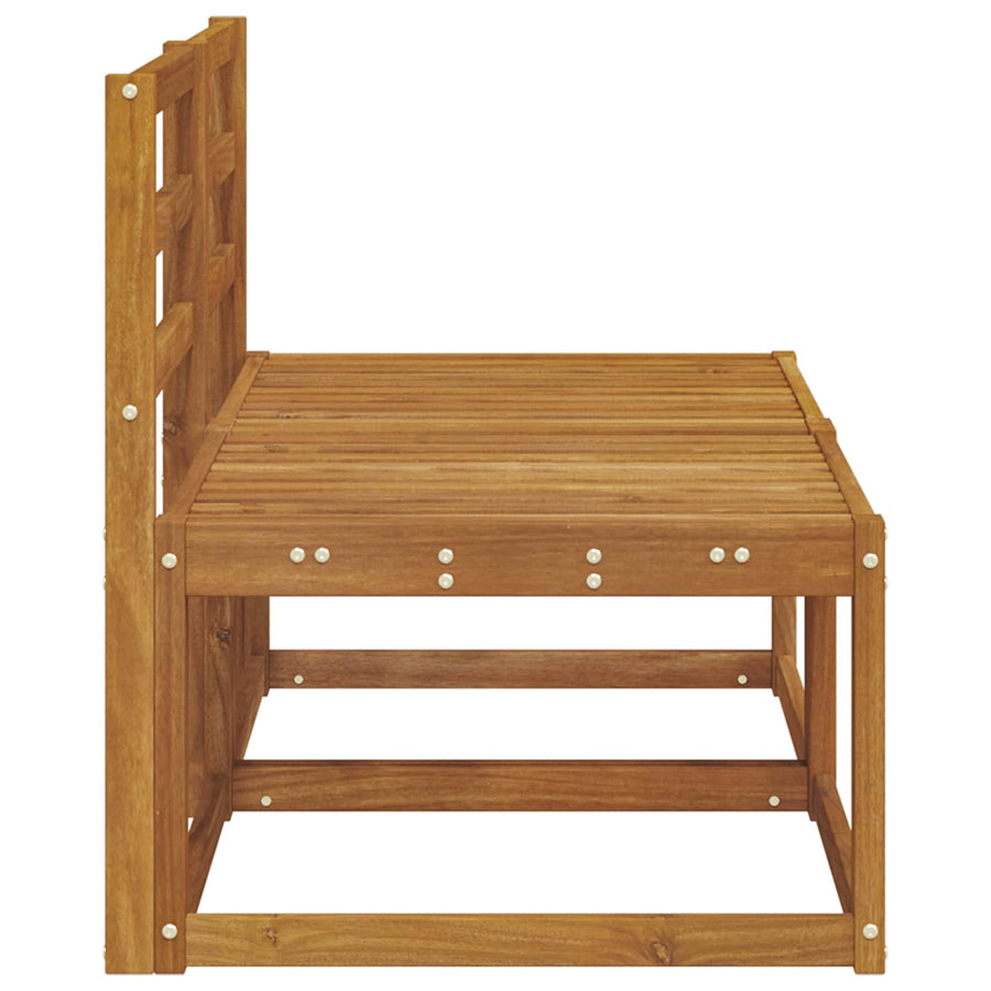 2 Stuk Buiten Midden Sofa Massief Acaciahout Naturel