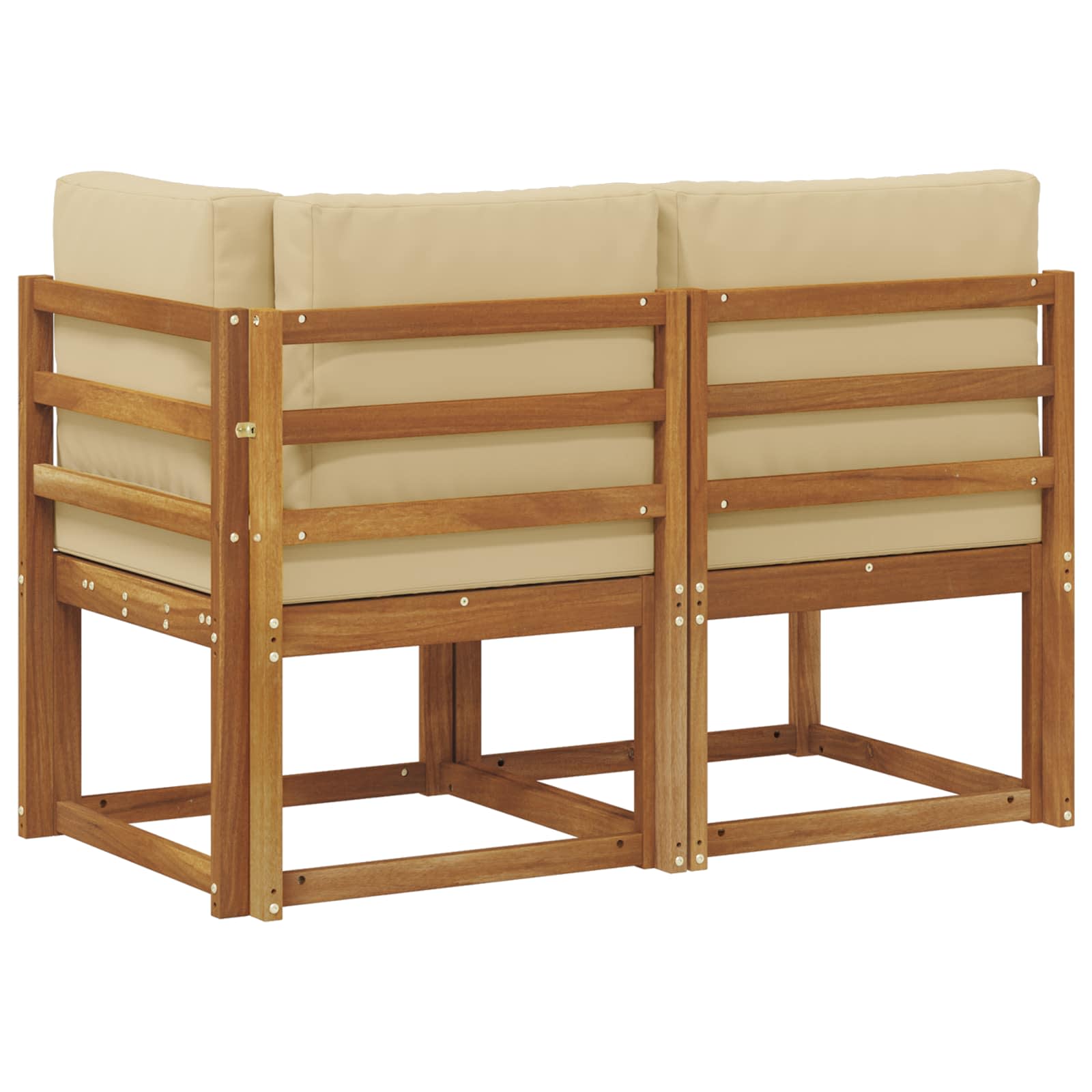 Outdoor Midden- en Hoeksalon 2 Stuk Natuurlijk en Beige