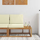 Eind sofa massief acaciahout 91x63x73 cm naturel