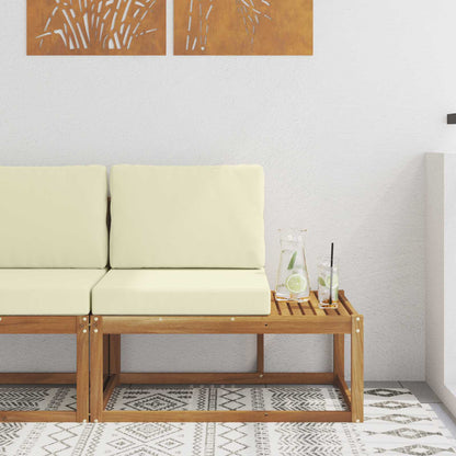 Buiten Eind Sofa Naturel 91 x 63 x 73 cm Massief Acaciahout
