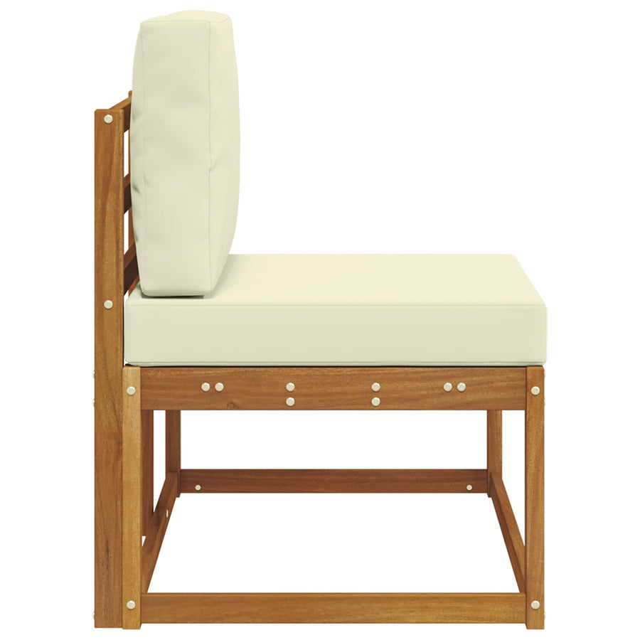 Buiten Eind Sofa Naturel 91 x 63 x 73 cm Massief Acaciahout