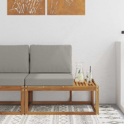 Buiten Eind Sofa Naturel 91 x 63 x 73 cm Massief Acaciahout