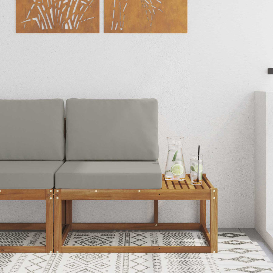 Buiten Eind Sofa Naturel 91 x 63 x 73 cm Massief Acaciahout
